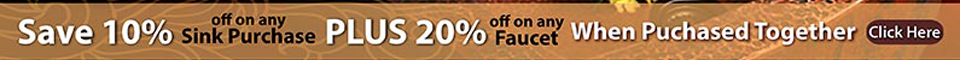 Free Shipping on Most Sinks