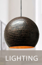 copper globe pendant light