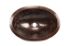 19" Oval Copper Bathroom Sink - Joining Rings by SoLuna