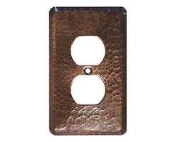 1-5 gang Duplex Outlet Copper Plate Cover