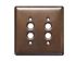 Picture of 1-3 gang Push Button Copper Switch Plate Cover