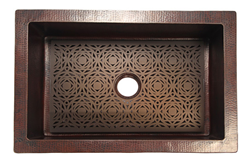Mosaic Grate for Copper Sink