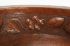 17" Round Copper Bathroom Sink - Floral by SoLuna