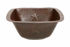 15" Copper Bar Sink w/Rounded Edge - Stars by SoLuna