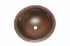 17" Round Copper Bathroom Sink - Pescado with Flat Rim by SoLuna