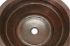 17" Round Copper Bathroom Sink - Rings by SoLuna