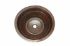 17" Round Copper Bathroom Sink - Rings by SoLuna