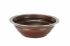 17" Round Copper Bathroom Sink - Rings by SoLuna