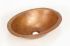 15" Oval Copper Bathroom Sink by SoLuna