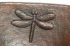 19" Oval Copper Bathroom Sink - Dragonfly by SoLuna