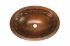 19" Oval Copper Bathroom Sink - Floral by SoLuna