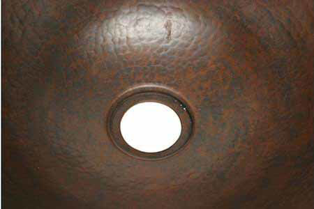 16" Espeso Pirucho Copper Vessel Sink by SoLuna