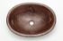 19" Oval Copper Bathroom Sink - Horse by SoLuna