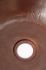 17" Rimmed Round Copper Bathroom Sink by SoLuna
