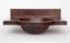 24" Wall-Mount Round Copper Bathroom Sink by SoLuna