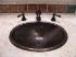 19" Oval Copper Bathroom Sink - Dragonfly by SoLuna