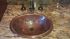 17" Oval Copper Bathroom Sink - Joining Rings by SoLuna