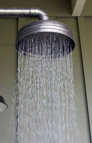 Sonoma Forge | Outdoor Shower | Waterbridge 1080 with Foot Wash & Handshower