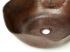 16" Rippled Copper Vessel Sink by SoLuna