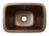 17" Rectangle Copper Bar Sink by SoLuna