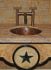 17" Round Copper Bathroom Sink - Texas Star by SoLuna