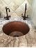 Picture of 16" Round Copper Bar Sink by SoLuna