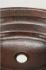 19" Oval Copper Bathroom Sink - Rings by SoLuna