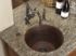 19" Jumbo Round Copper Prep Sink by SoLuna