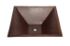 Picture of SoLuna Copper Bathroom Sink |  20" | Pyramidal Tapered | Dark Smoke | SALE