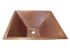 Picture of SoLuna Copper Bathroom Sink | 20" | Pyramidal Tapered | Café Natural | SALE