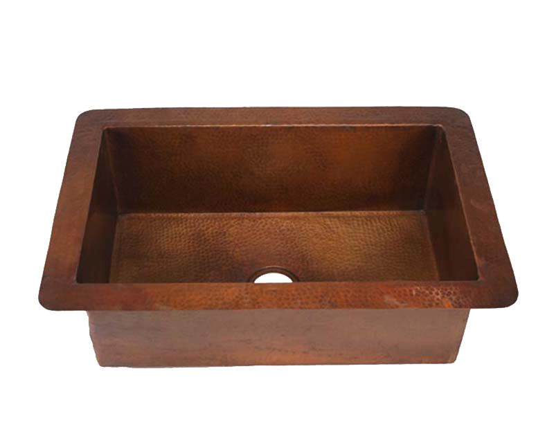 Picture of 36" Copper Kitchen Sink by SoLuna