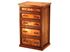 Picture of 5-Drawer Tall Dresser with Copper Panels