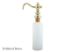 Vintage SD7602 Victorian Spout Metal Soap Dispenser, Polished Brass