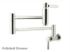 Concord KS8101DL Two-Handle 1-Hole Wall Mount Pot Filler, Polished Chrome