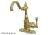English Vintage KS7492BL One-Handle 1-Hole Deck Mount Bar Faucet, Polished Brass