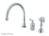 Kingston Brass Kitchen Faucet | Georgian | Gooseneck | Side Spray | Deck Mount