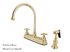 Picture of Kingston Brass Restoration 8" Centerset Kitchen Faucet with Spray