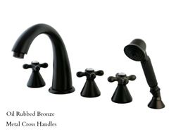 Picture of Kingston Brass Roman Tub Filler with Hand Shower
