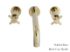   Concord KS8122DX Double-Handle 3-Hole Wall Mount Bathroom Faucet, Polished Brass
