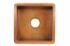 15" or 18" Square Copper Kitchen Prep Sink by SoLuna