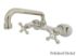 Kingston Brass Kitchen Faucet | Magellan | Bridge | Wall Mount