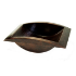 20.5" Curved Trough Copper Bathroom Sink by SoLuna