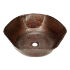 16" Rippled Copper Vessel Sink by SoLuna
