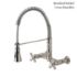 Kingston Brass Wall Mount Faucet GS1248AX - Brushed Nickel finish - cross handles