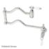 Kingston Brass Wall Mount Pot Filler KS2101BPL - Polished Chrome Finish