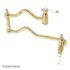 Kingston Brass Wall Mount Pot Filler KS2102BPL - Polished Brass