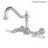 Kingston Brass Bel-Air Wall Mount Bridge Kitchen Faucet KS1241BPL Polished Chrome Finish