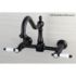 Kingston Brass Bel-Air Wall Mount Bridge Kitchen Faucet - Oil Rubbed Bronze Finish
