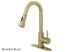 Concord LS8723DL Single-Handle Pull-Down Kitchen Faucet, Brushed Brass