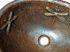 19" Oval Copper Bathroom Sink - Dragonfly by SoLuna